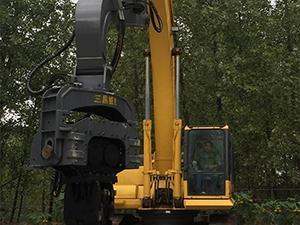 Excavator Mounted Pile Driving Hammer